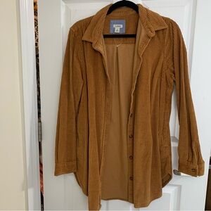 L.L. Bean Brown Corduroy Shacket
